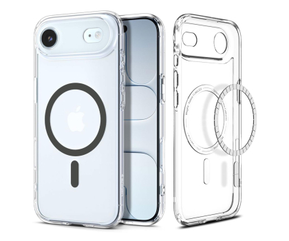 Etui / obudowa na smartfona Spigen Ultra Hybrid Mag Magsafe do Iphone 17 Air Clear/Graphite